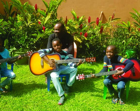 Guitar ministry with children