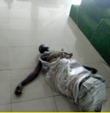 Sumayah before receiving treatment at Butabika Mental Hospital